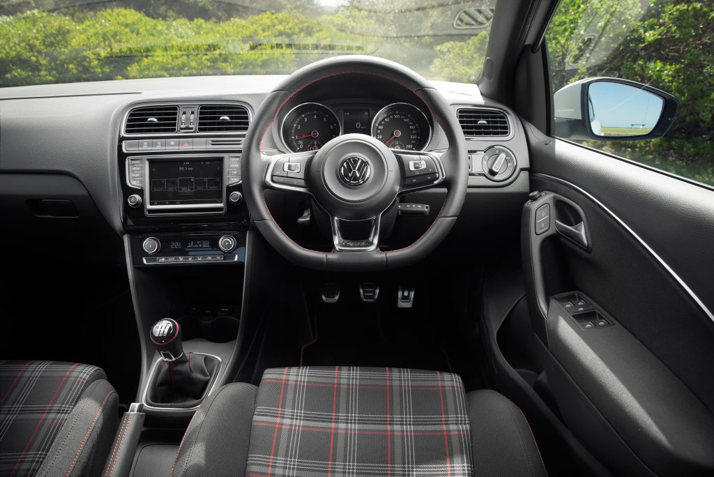 The 2015 model Volkswagen Polo GTI. The 2015 model Volkswagen Polo GTI.